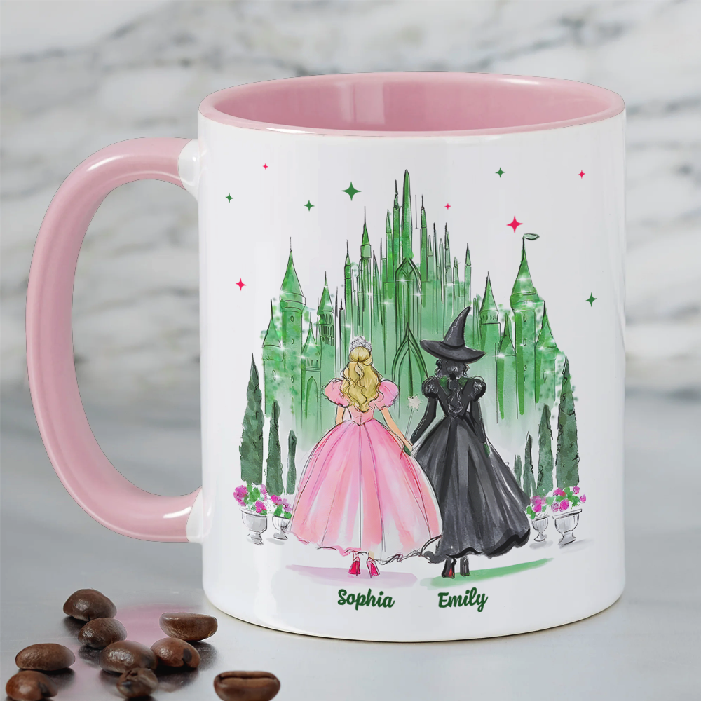 Personalized Best Friends Magical Journey Coffee Mug Coffee Mug PopCulturePrints