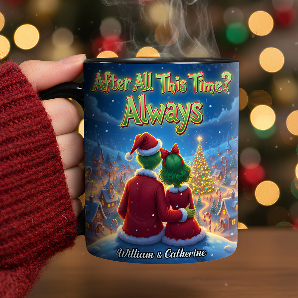“After All This Time? Always” - Cozy Christmas Love Mug - Personalized Gift for Couples Coffee Mug PopCulturePrints
