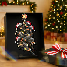 Load image into Gallery viewer, Be Your Own Night Hero - Personalized Family Tree Ornament Ornament PopCulturePrints
