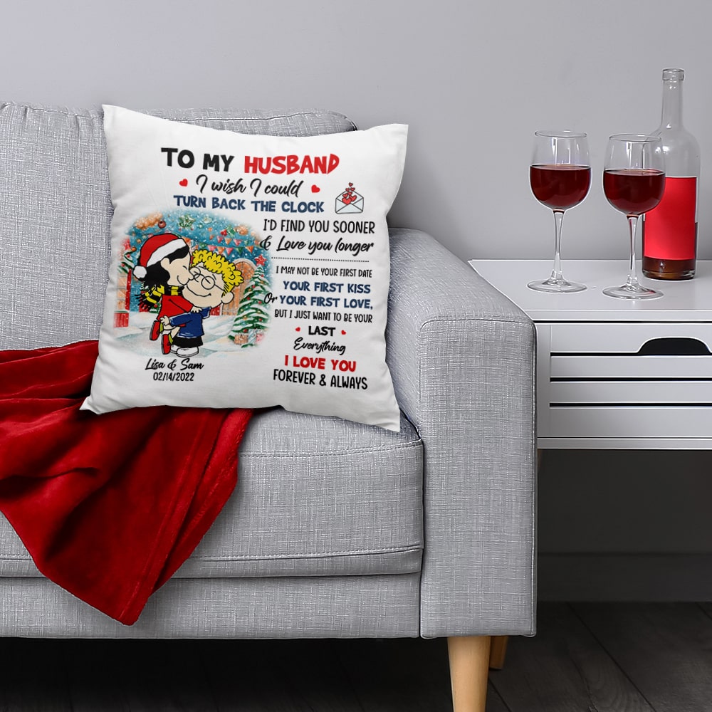 Personalized Naughty Gingerbread Couple Ornament | Valentine's Day Gifts | Christmas Humor Pillow PopCulturePrints