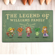 Load image into Gallery viewer, Legend Family Personalized Doormat - Game Lovers Gift Doormat PopCulturePrints
