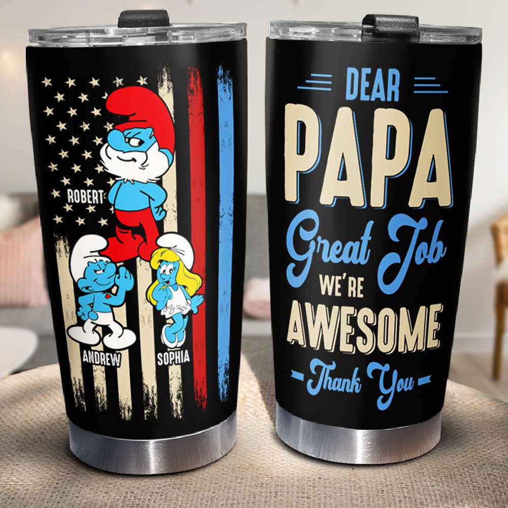 Personalized Papa Appreciation Tumbler