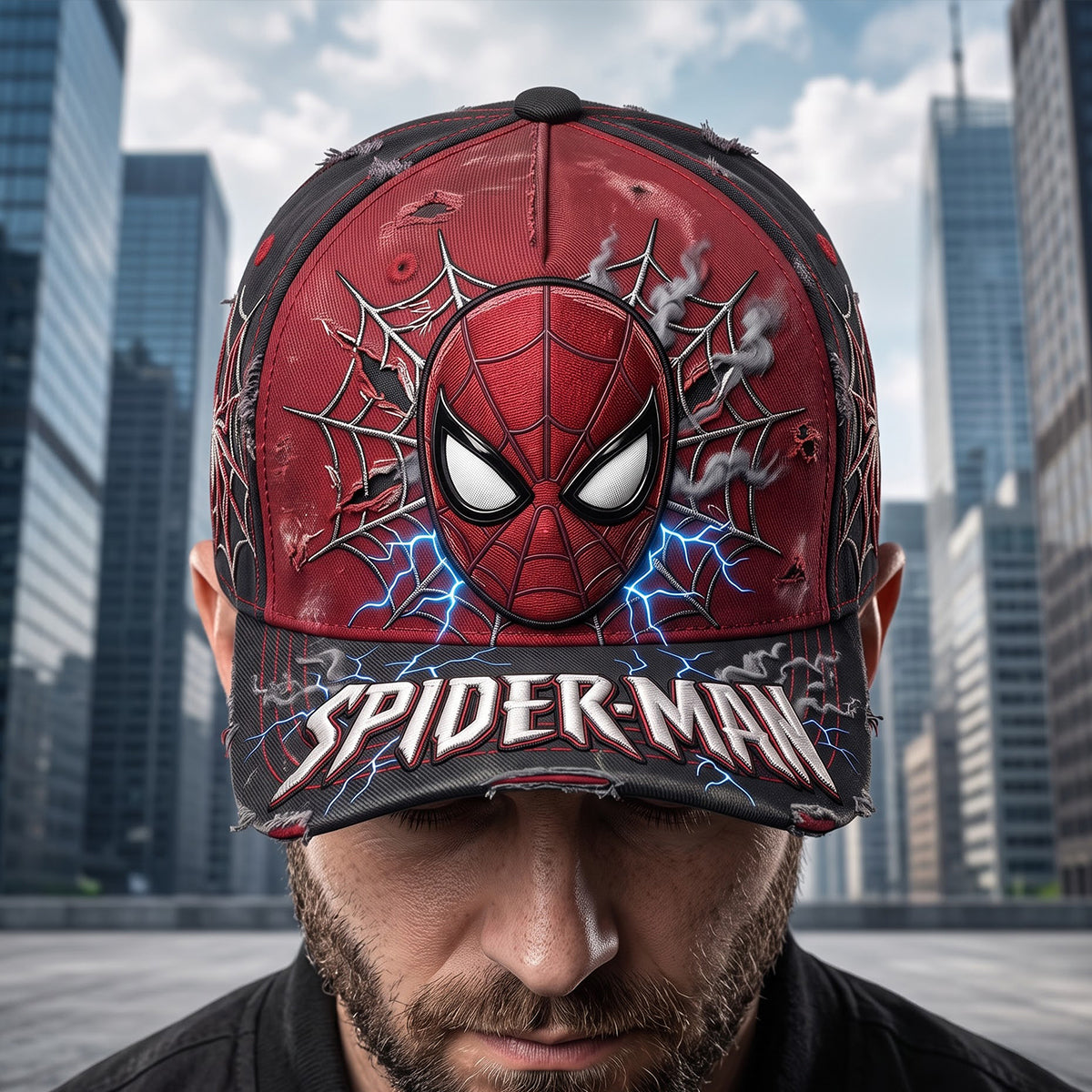 “Unleash Your Inner Hero!” - Custom Lightning Web Hero Classic Cap - Personalized Gift for Fans & Collectors