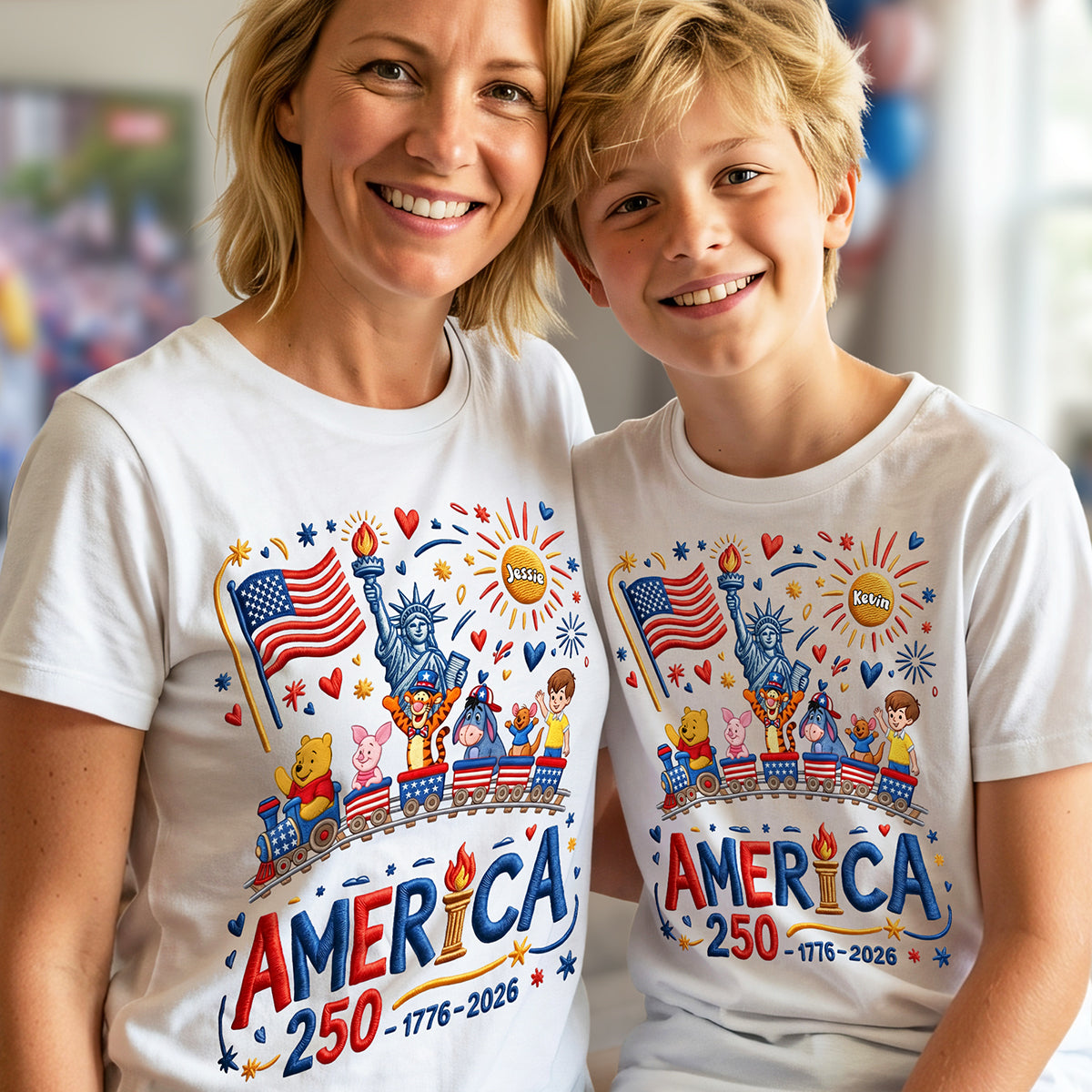 Celebrate America's 250th Anniversary - Personalized Patriot Shirt Shirts PopCulturePrints