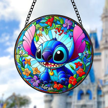 Load image into Gallery viewer, Personalized Stained Glass Ornament for Magical World Fans - Best Suncatcher Ever
