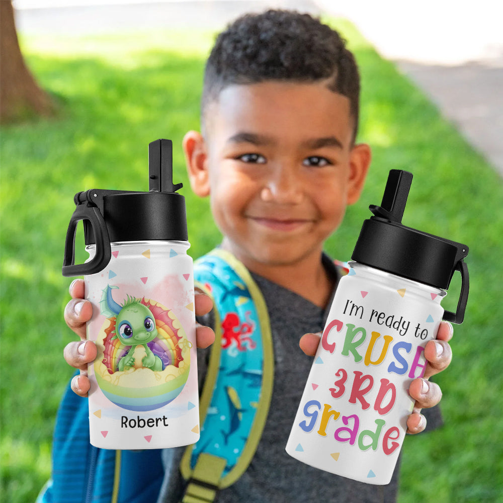 Personalized Dragon-Themed 5th Grade Kid Tumbler Kid Tumbler PopCulturePrints