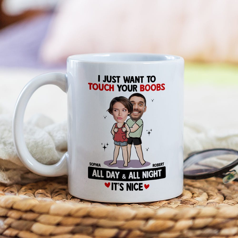 Custom Romantic Couple Mug - Personalized Gift