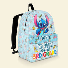 Load image into Gallery viewer, Personalized Stitch 3rd Grade Backpack
