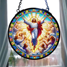 Load image into Gallery viewer, Personalized Stained Glass Art for Jesus Lovers - Easter Day Gift Ornament PopCulturePrints
