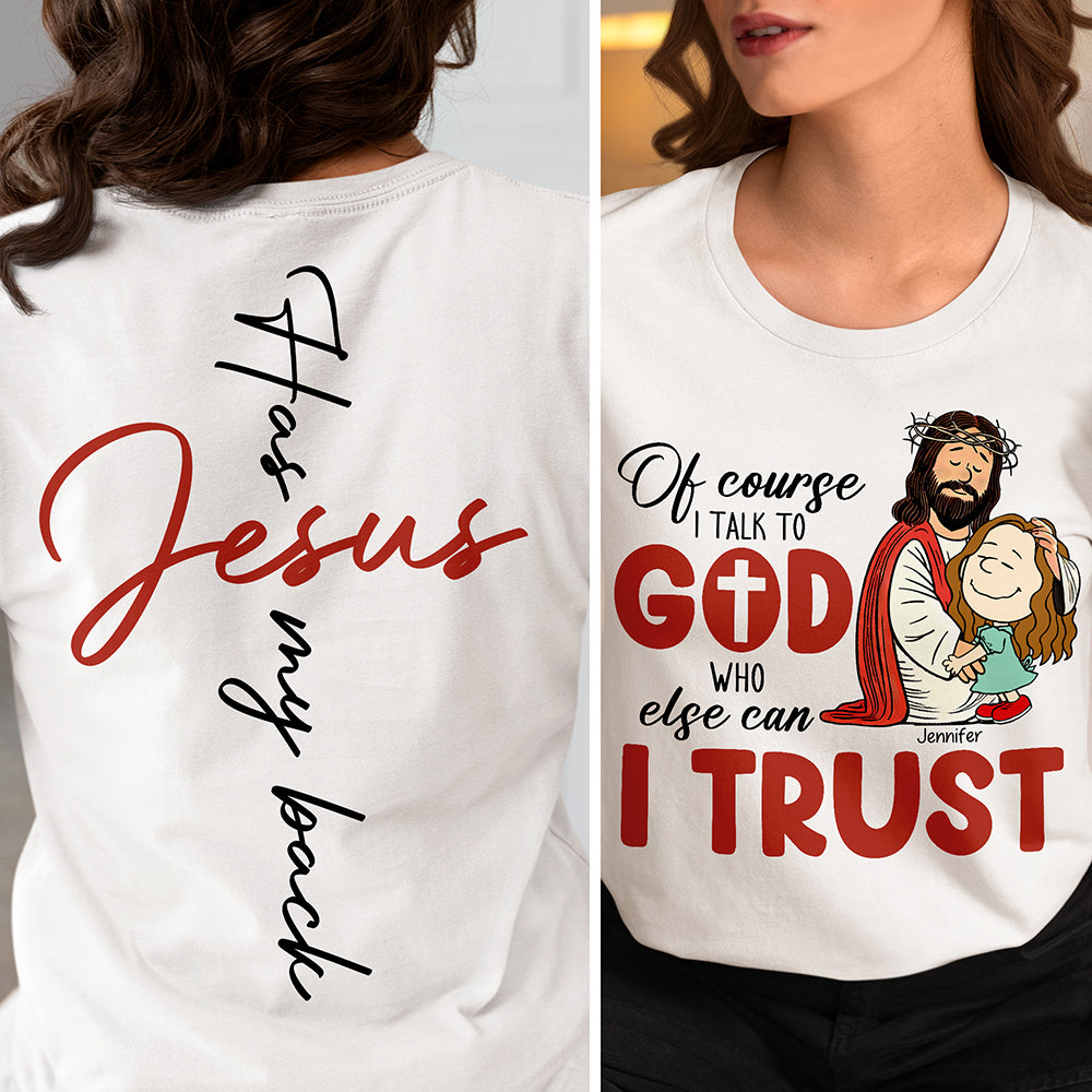 Personalized Jesus Trust Shirt for Christians Shirts PopCulturePrints