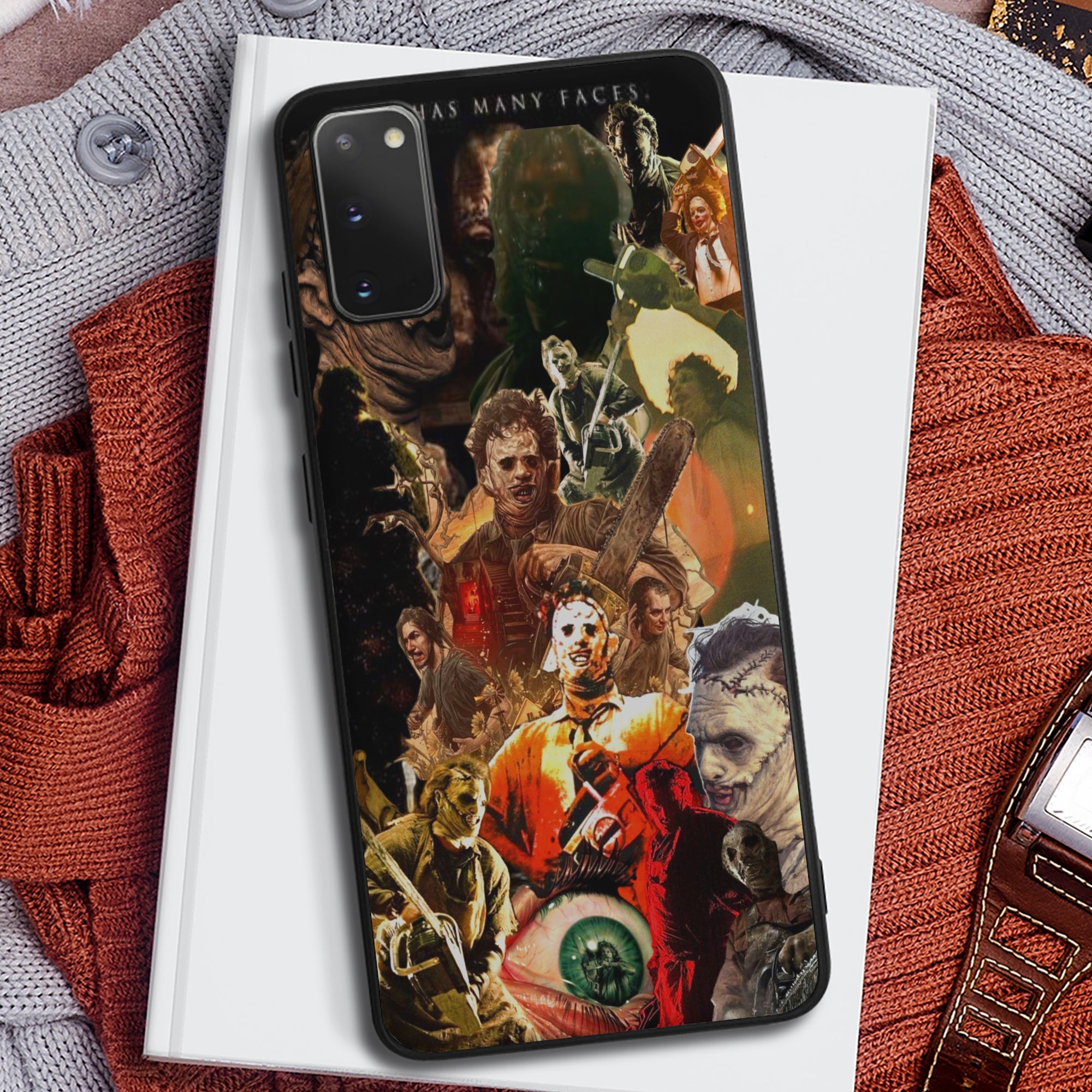 Personalized Halloween Horror Fans Phone Case - Customized Gift for Scary Movie Lovers