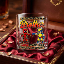 Load image into Gallery viewer, Brotherhood - 11oz Round Glass | Personalized Gift for Brothers &amp; Friends
