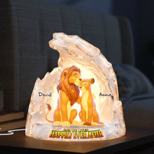 Load image into Gallery viewer, Happily Ever After - Personalized Couple Gift Lamp Light Box PopCulturePrints
