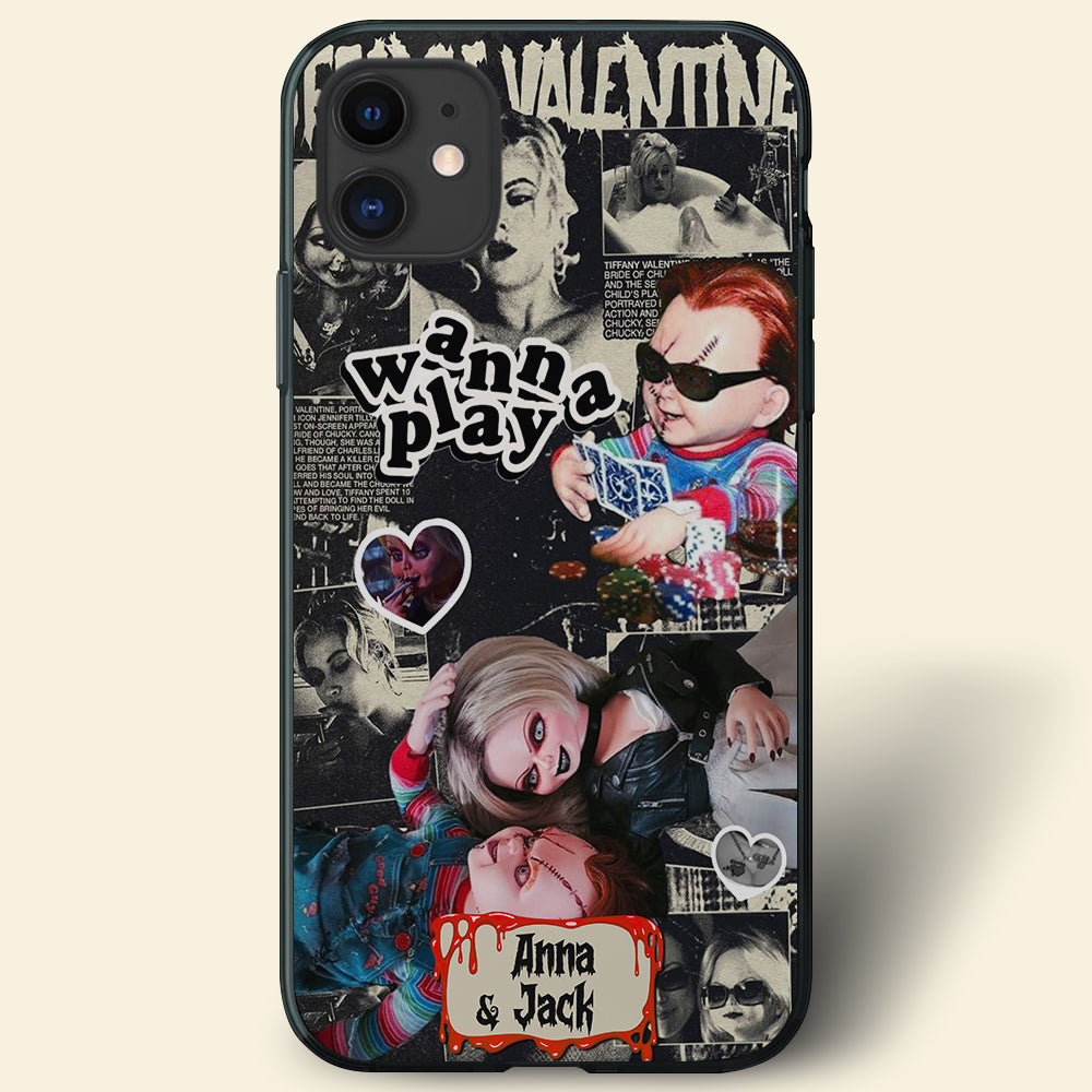 Personalized Horror Fan Phone Case - Chucky Halloween Design