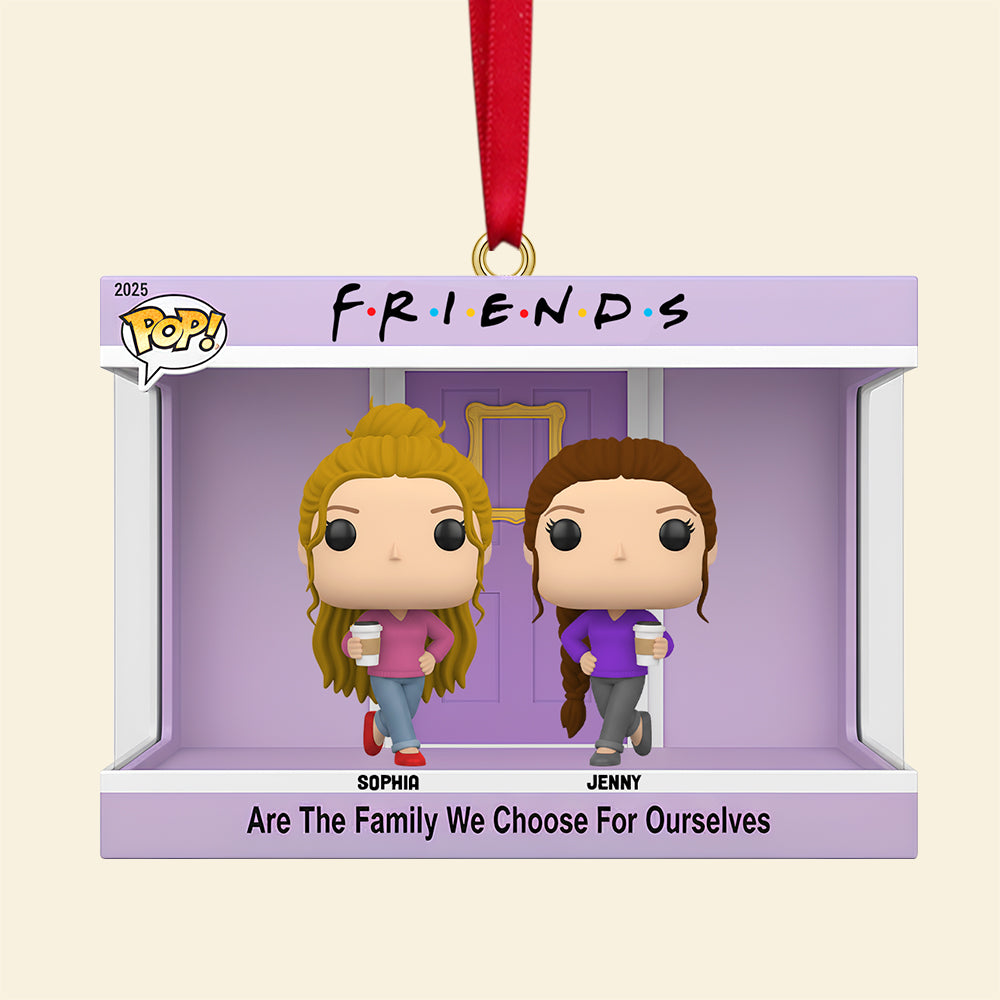 Personalized Friends Christmas Ornament - A Perfect Gift for Your Besties Ornament PopCulturePrints