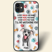 Load image into Gallery viewer, Custom Dog Lovers Phone Case - Cute Animated Waiting Dog Design
