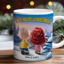 Load image into Gallery viewer, Personalized Christmas Couple Mug - Custom Hand in Hand Design | Valentine&#39;s Day Gifts Coffee Mug PopCulturePrints
