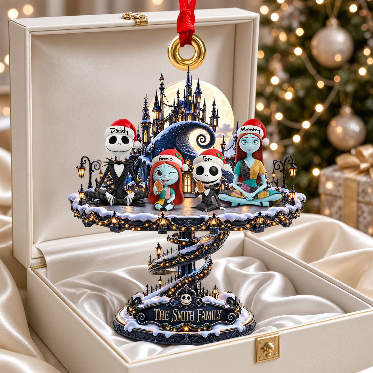 Spooky Christmas Ornament - Personalized Gifts For Family 03ohdh141026 Ornament PopCulturePrints