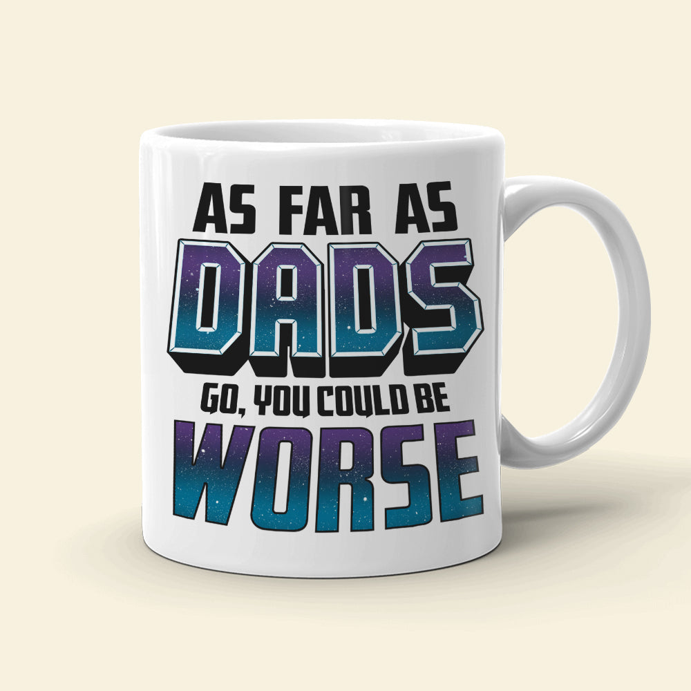 Personalized Dad Mug - Comic Style Hero with Kids Coffee Mug PopCulturePrints