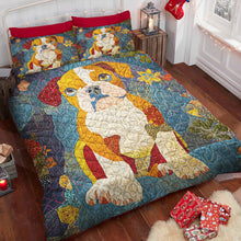 Load image into Gallery viewer, Colorful Boxers Dog Christmas Quilt Set for Dog Lovers
