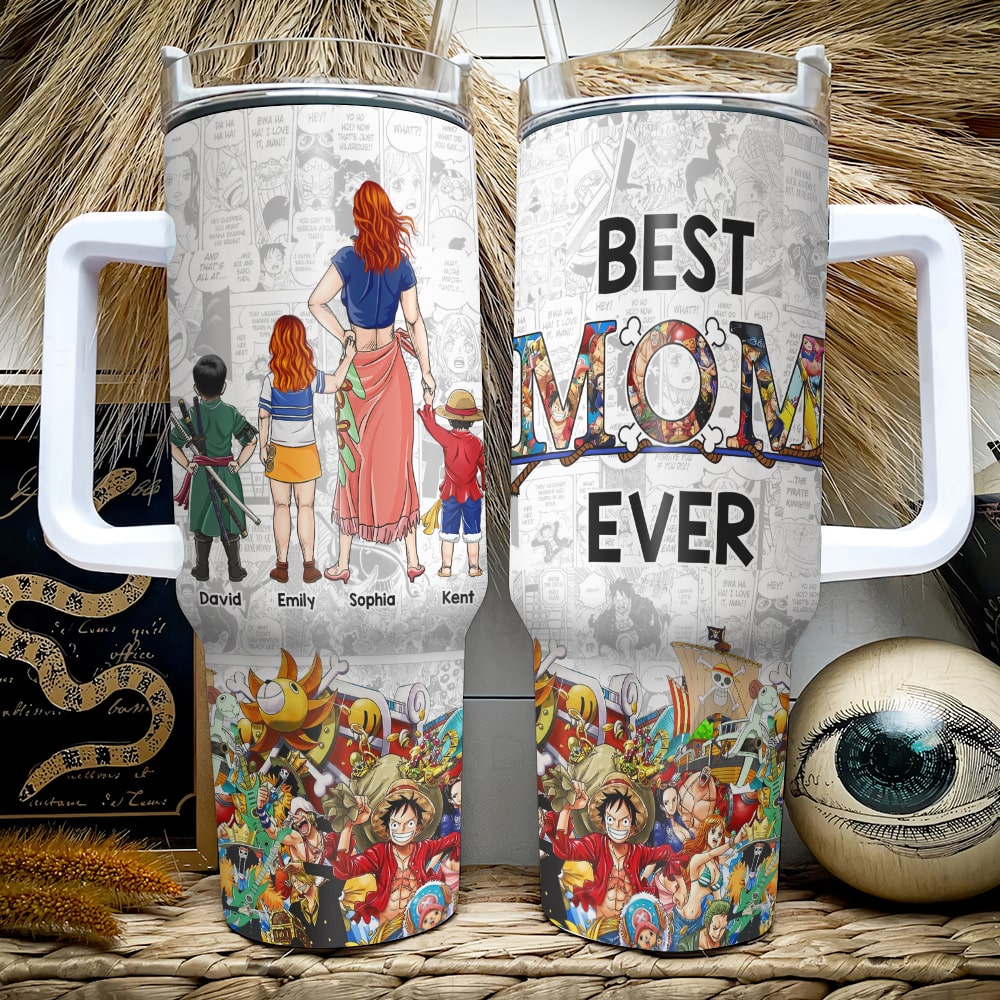 Custom Anime-Themed Tumbler Gift for Mom Tumbler Cup PopCulturePrints