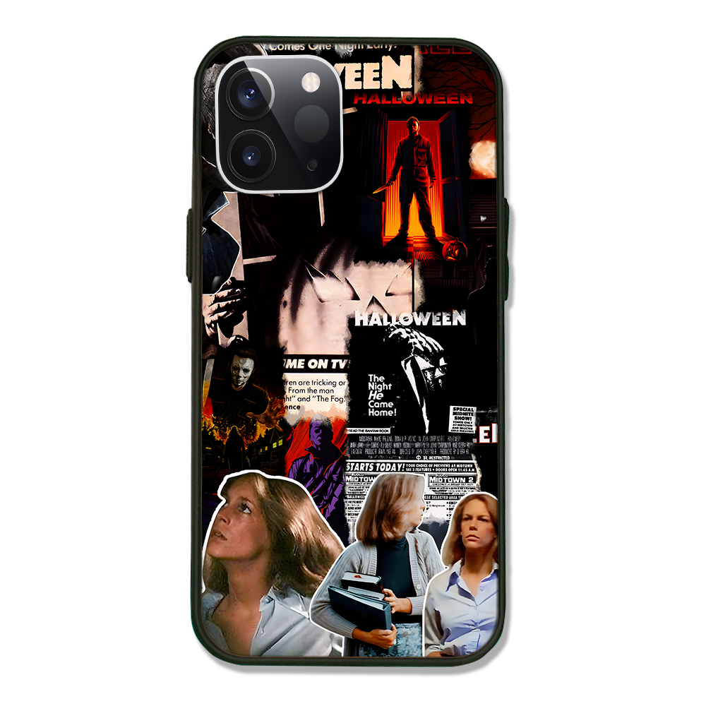 Custom Halloween Horror Movie Theme Phone Case - Personalized Gift for Horror Fans