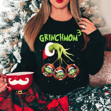 Load image into Gallery viewer, Personalized GrinchMom Christmas Sweatshirt for Mom
