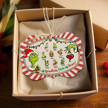 Load image into Gallery viewer, Personalized Grandma Christmas Ornament - Grandkids Stole My Heart Ornament PopCulturePrints
