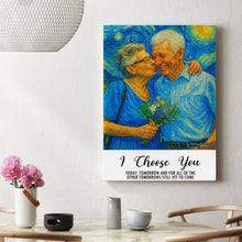 Load image into Gallery viewer, Together is Our Favorite Place - Custom Photo Canvas Print for Couples Poster &amp; Canvas PopCulturePrints
