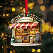 Load image into Gallery viewer, Custom Bakery Christmas Ornament - Personalized Kitchen Decor Ornament PopCulturePrints

