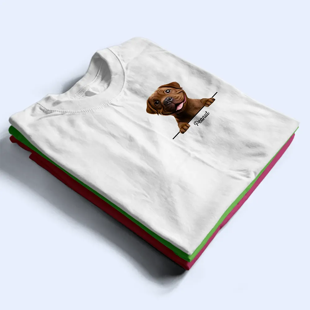 "Paw-sitively Adorable!" - Personalized Dog Mom/Dad T-Shirt for Pet Lovers T-shirt PopCulturePrints