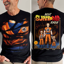 Load image into Gallery viewer, Best Super Dad Ever - Personalized T-Shirt for Dads Who Love Pop Culture Shirts PopCulturePrints
