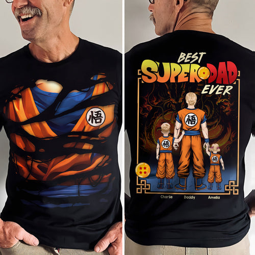 Best Super Dad Ever - Personalized T-Shirt for Dads Who Love Pop Culture Shirts PopCulturePrints