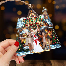 Load image into Gallery viewer, Personalized Family Christmas Ornament 2024 Ornament PopCulturePrints
