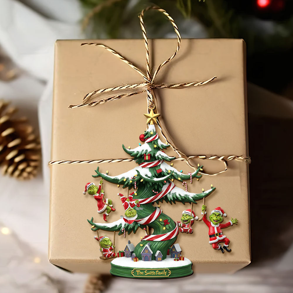 Mischief Family Christmas Personalized Ornament - Perfect Gift for Family and Friends Ornament PopCulturePrints