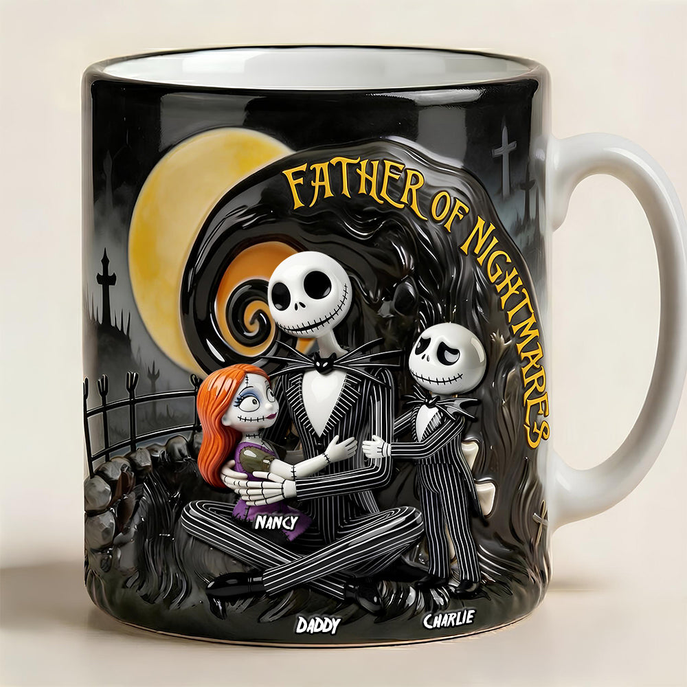 "Celebrate Every Sip with Dad’s Own Spooky Mug" - Personalized Spooky Dad Coffee Mug, Perfect Gift for Dads and Grandpas Coffee Mug PopCulturePrints