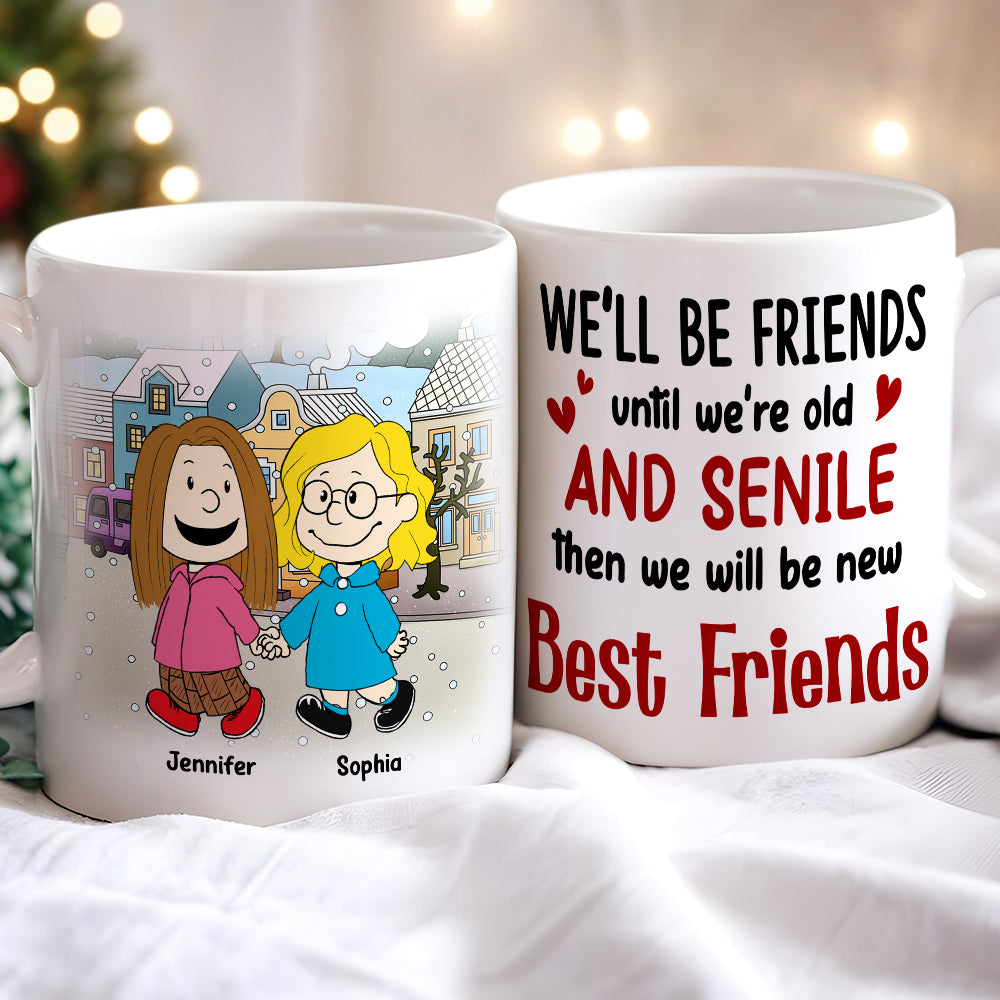 Personalized Best Friends Forever Coffee Mug Coffee Mug PopCulturePrints