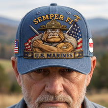 Load image into Gallery viewer, Veteran Pride Personalized Classic Cap 03NAQN150726 Caps PopCulturePrints
