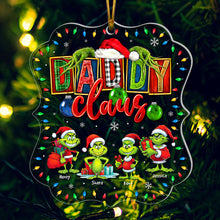Load image into Gallery viewer, Personalized Mama Claus Ornament with Cartoon Characters Ornament PopCulturePrints

