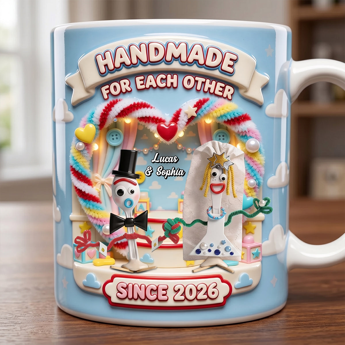 Lovely Couple Mug - Personalized Gifts For Couples 01totn290626 Coffee Mug PopCulturePrints