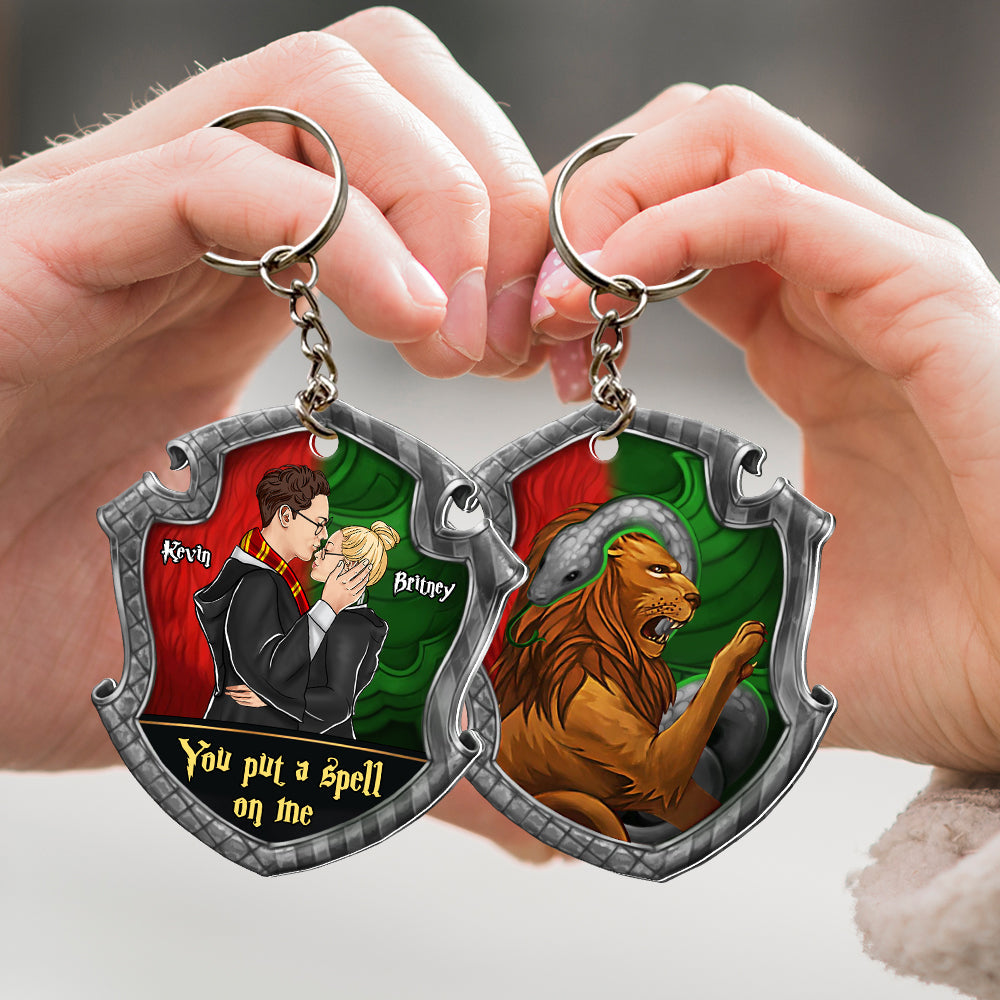 Personalized Harry Potter Couple Keychain - You Put a Spell on Me