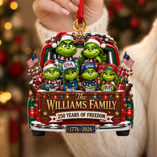 Load image into Gallery viewer, "Celebrate Family Unity with a Personal Touch" - Custom Family Holiday Christmas Ornament - Perfect Personalized Gift for All Loved Ones
