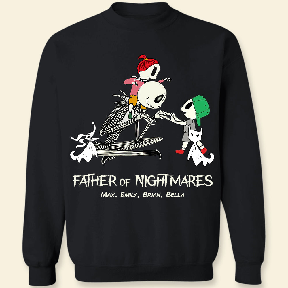 Personalized Father of Nightmares T-Shirt for Dad