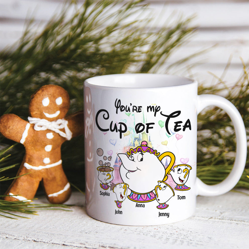 Customizable 'You're My Cup Of Tea' Mom Mug - Family Gift Coffee Mug PopCulturePrints