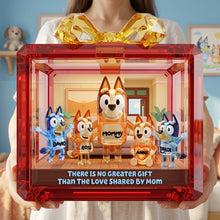 Load image into Gallery viewer, There Is No Greater Gift Than The Love Shared By Mom - Personalized Acrylic Plaque for Moms, Grandmas &amp; More Shaped Plaques PopCulturePrints
