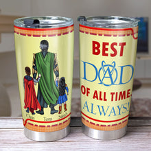 Load image into Gallery viewer, Superhero Dad Custom Tumbler - Personalized Gift Tumbler Cup PopCulturePrints
