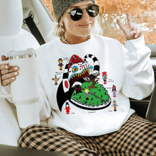 Load image into Gallery viewer, Spooky &amp; Fun Horror Theme Halloween Sweatshirt
