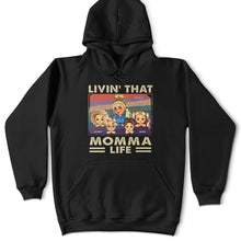 Load image into Gallery viewer, Livin&#39; That Grandma Life Vintage - Personalized T-Shirt for Grandma, Mom, and Family T-shirt PopCulturePrints

