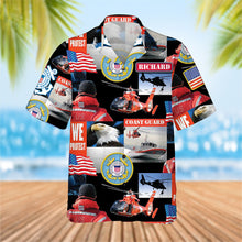 Load image into Gallery viewer, Celebrate Courage: Military Hawaiian Shirt - Personalized Gifts for Soldiers Hawaiian Shirts PopCulturePrints
