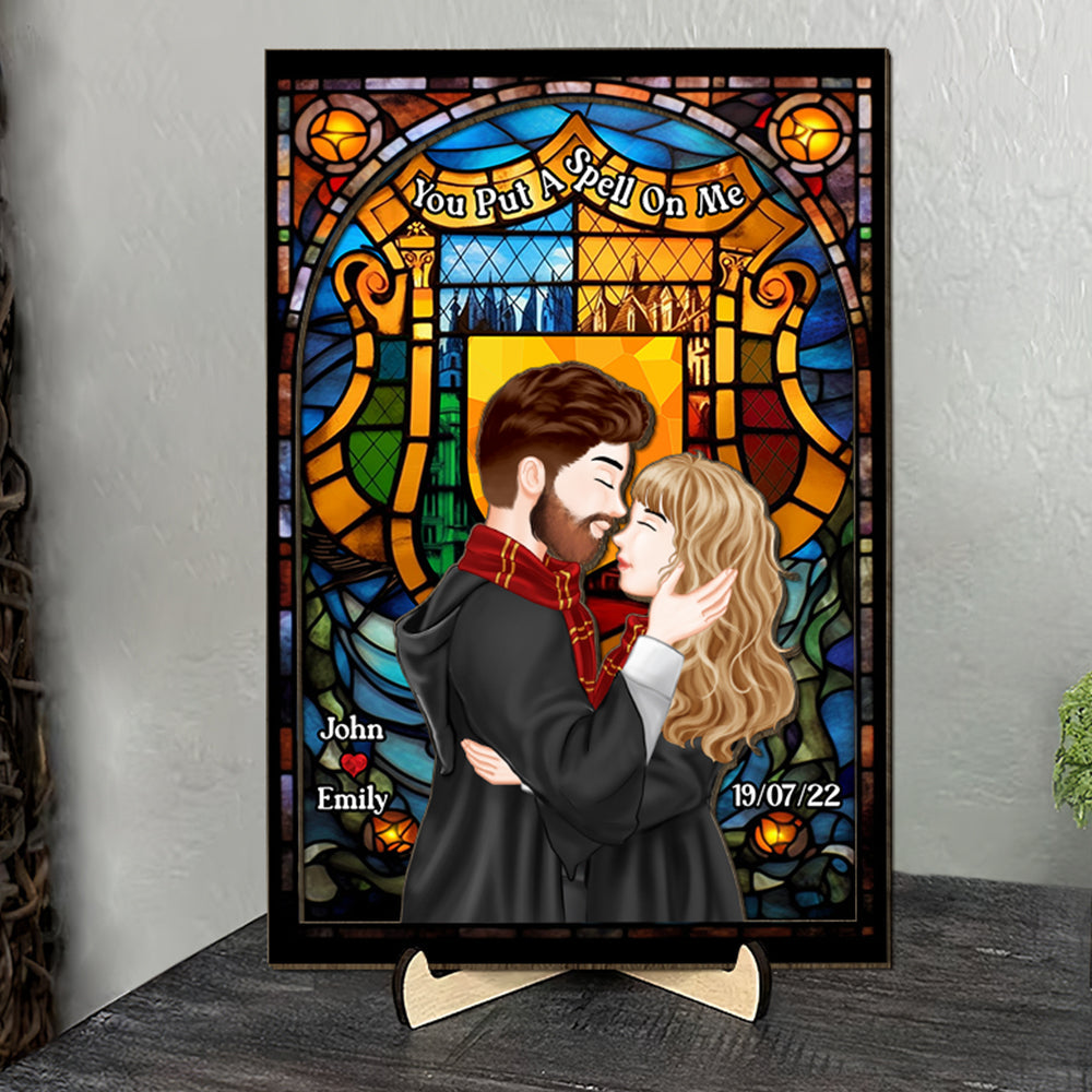 Personalized Magical Couple Wood Sign Wood Sign PopCulturePrints